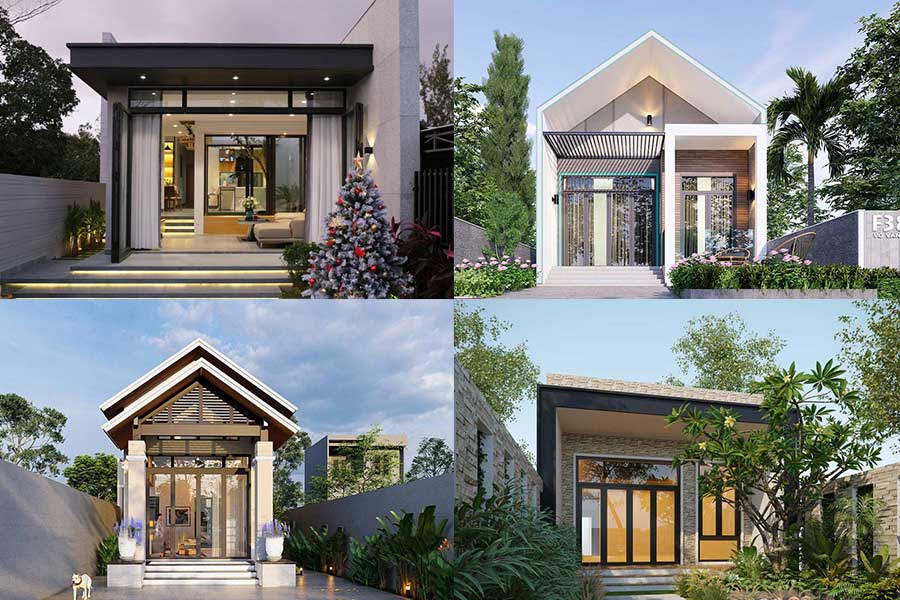 Mẫu Nhà Ống 1 Tầng Hiện Đại, Đơn Giản Và Tiện Nghi 1 gioi thieu ve nha ong 1 tang