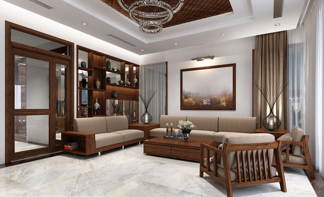 Biệt Thự Gỗ Óc Chó: Sang Trọng Với Chất Liệu Tự Nhiên Cao Cấp 3 Gỗ óc chó ổn định, chống mối mọt hiệu quả và không cong vênh theo thời gian.