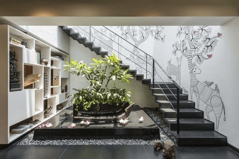 15+ mẫu giếng trời giúp tạo không gian thoáng đãng vô cùng mát mẻ 3 hon nua anh sang tu nhien xuyen qua gieng troi se giup cac phong luon sang deu ma khong gay choi mat