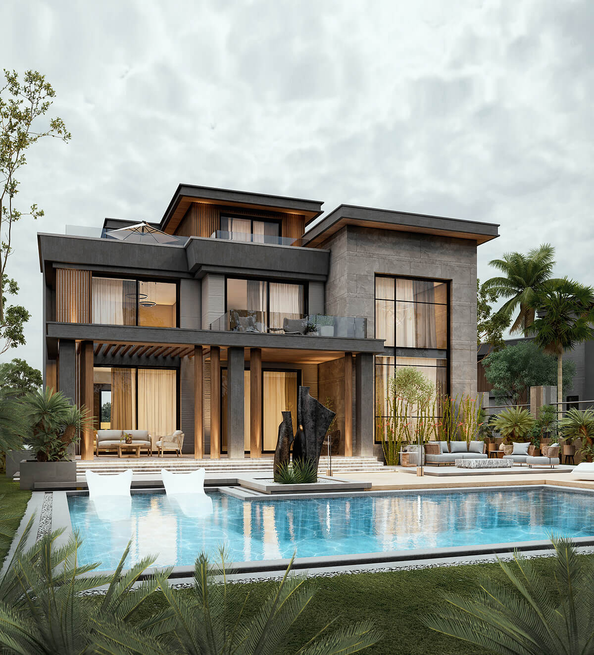 399+ Mẫu biệt thự tân cổ điển 3 tầng kiểu Pháp đẹp sang 5 Biệt thự 3 tầng kiểu Pháp có hồ bơi
