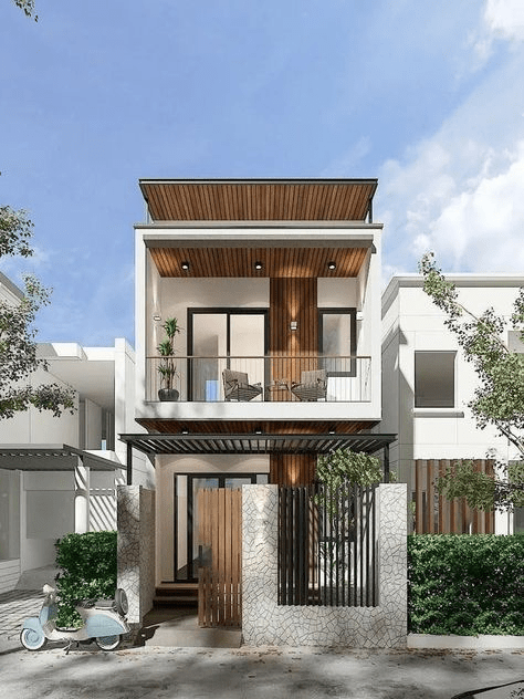 99+ mẫu thiết kế nhà xanh đẹp mắt, hiện đại, ấn tượng nhất 11 khong gian nha xanh tan dung toi da dien tich