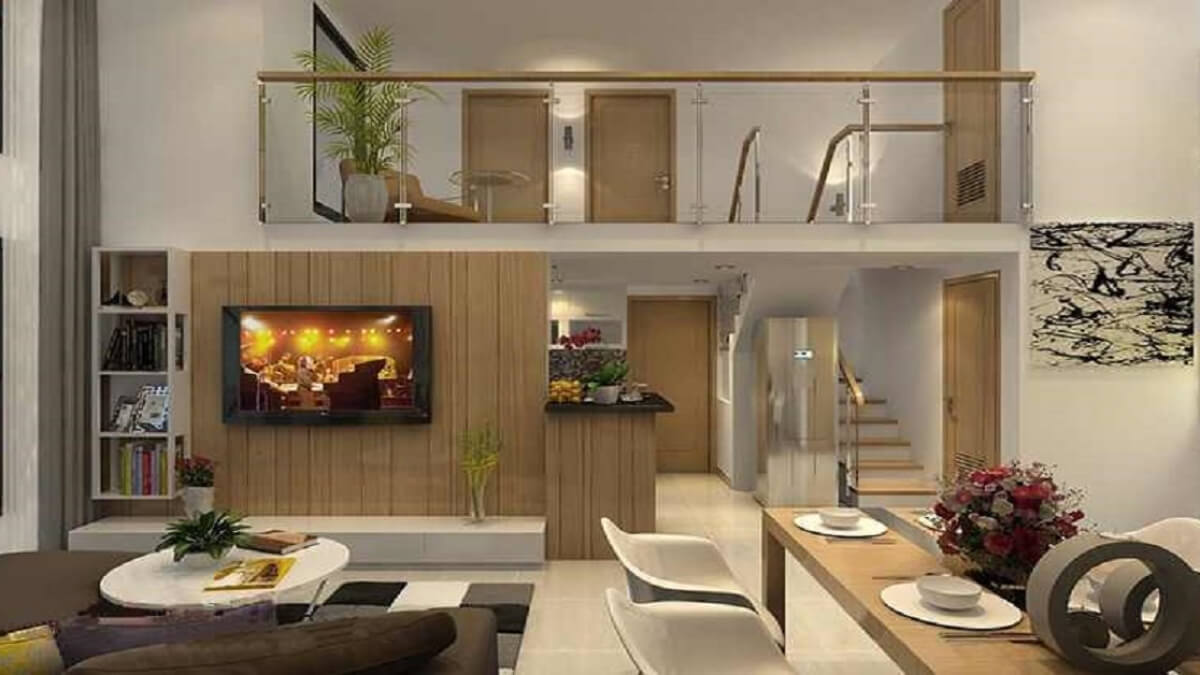 Chiêm ngưỡng những mẫu nhà 1 tầng sang trọng và đẳng cấp 11 khong gian rong rai va am cung ben trong mot can nha 1 tang co gac lung
