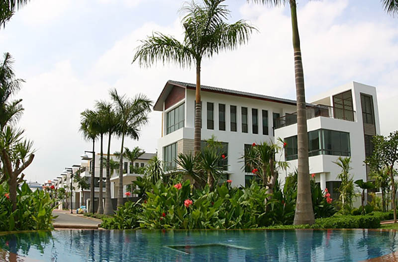 Xu hướng thiết kế khu biệt thự nghỉ dưỡng tiện nghi đẳng cấp 10 khu biet thu co tien ich nhu ho boi san the thao va khu vui choi cho tre nho