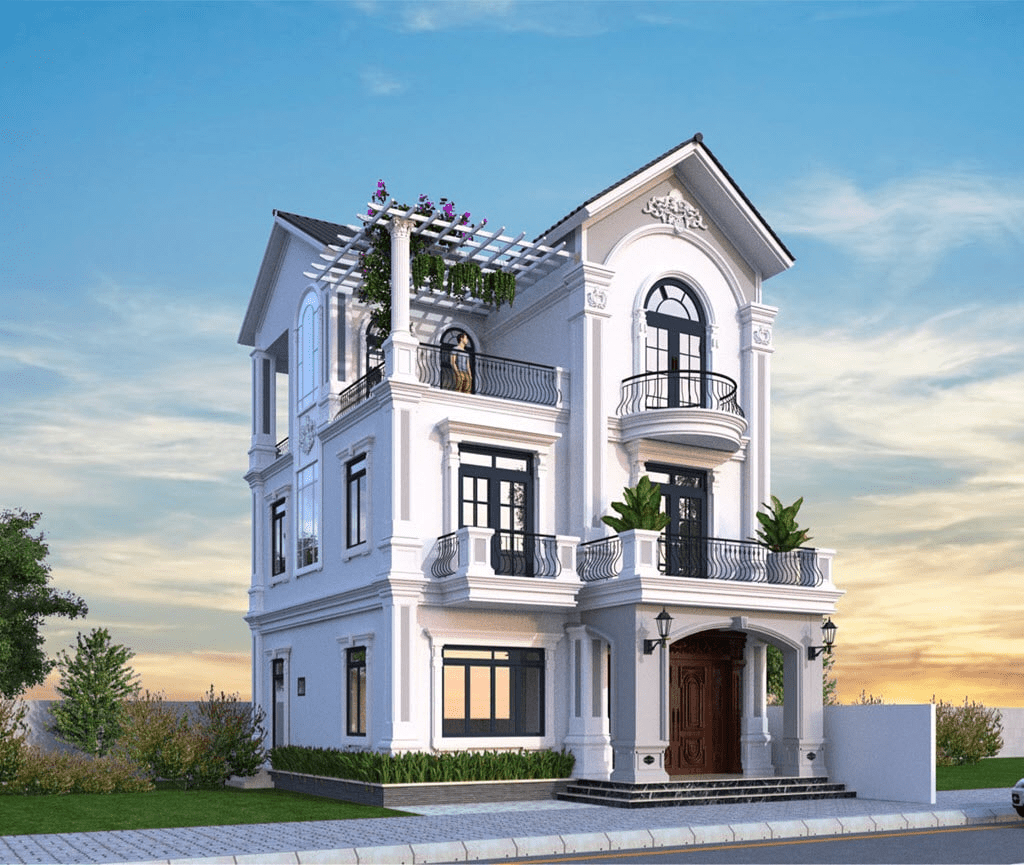Các mẫu nhà phố Indochine đẹp, sang trọng, hiện đại nhất 2024 12 kien truc indochine tinh te sang tao moi la