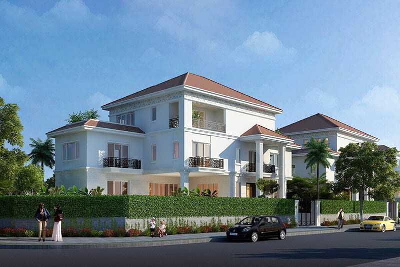 Xu hướng thiết kế khu biệt thự nghỉ dưỡng tiện nghi đẳng cấp 6 kien truc tan co dien quy phai uy nghi cua biet thu saroma