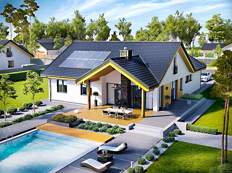 Biệt Thự Cấp 4 – Thiết Kế Đơn Giản Mà Sang Trọng 5 lop chong tham mai giup nha khoi anh huong mua bao