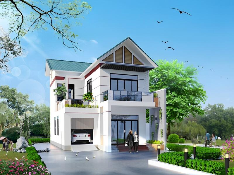 Biệt Thự Mini 2 Tầng 60m2: Không Gian Sống Hiện Đại Và Tiện Nghi 6 lua chon vat lieu xay dung biet thu 2 tang 60m2 phu hop
