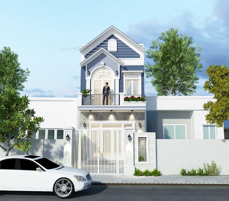 Biệt Thự 1 Trệt 1 Lầu - Phong Cách Hiện Đại, Tối Ưu Công Năng 5 mau biet thu 1 tret 1 lau mai thai