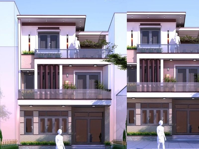 Biệt Thự Màu Hồng: Phong Cách Lãng Mạn Và Độc Đáo 9 mau biet thu mau hong 3 tang phong cach hien dai