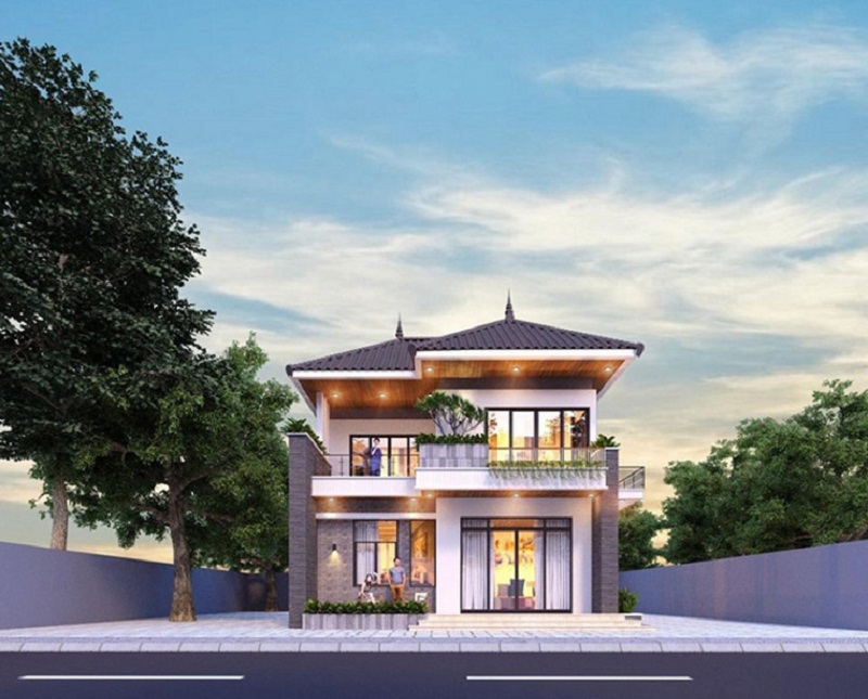 Biệt Thự 100m2 - Thiết Kế Đẹp Mắt Cho Cuộc Sống Hiện Đại 5 mau biet thu mini 2 tang 100m2