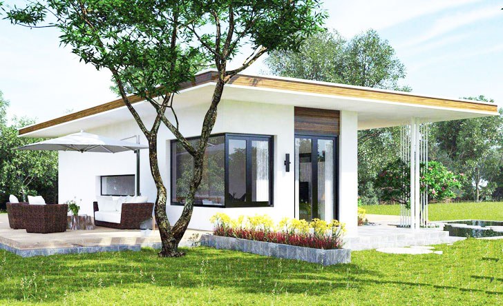 Biệt Thự Cấp 4 – Thiết Kế Đơn Giản Mà Sang Trọng 6 mau biet thu nha vuon cap 4 hien dai