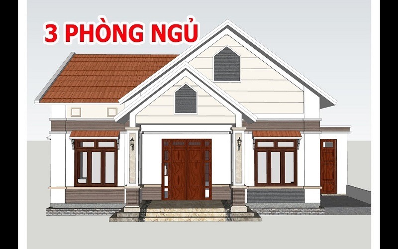 Bản vẽ mặt bằng nhà đơn giản và những thông tin quan trọng cần nắm rõ 4 mau nha 1 tang don gian duoc nhieu gia dinh ua chuong