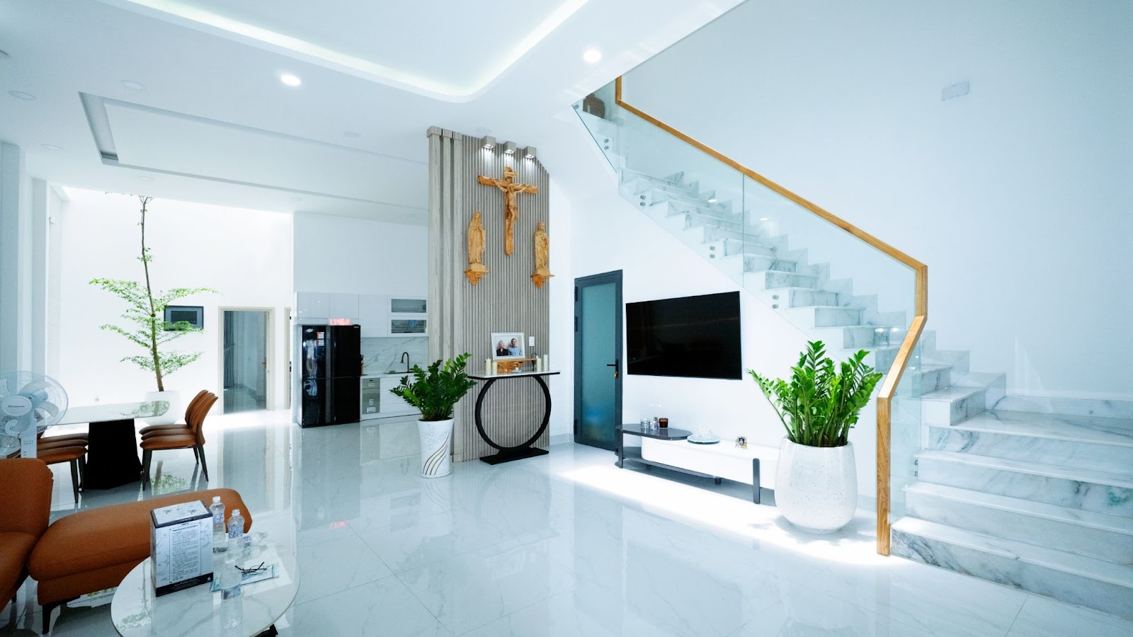 Thiết Kế Nhà Phố Mặt Tiền 7m 2 Tầng Hiện Đại 6 mau thiet ke ngang 7m mat tien 2 tang dep phong cach hien dai