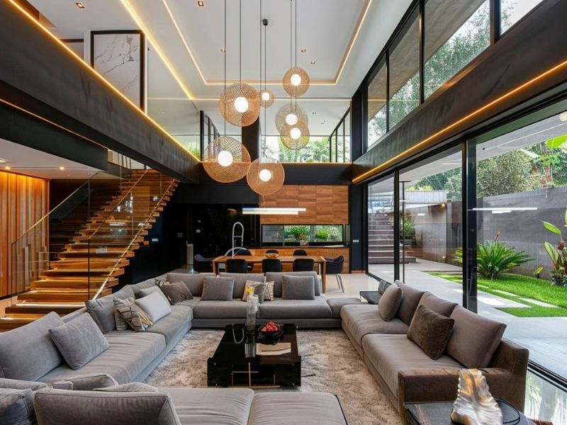 Các mẫu thiết kế nội thất biệt thự đẹp cao cấp nhất hiện nay 6 mau thiet ke noi that biet thu mang dam phong cach industrial