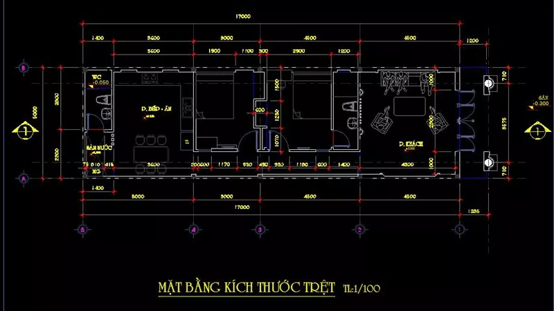 Bản vẽ kết cấu nhà 2 tầng phong cách mới hiện đại nhất 4 Mô tả cụ thể cách bố trí thép, độ dày của sàn để đảm bảo khả năng chịu lực và an toàn