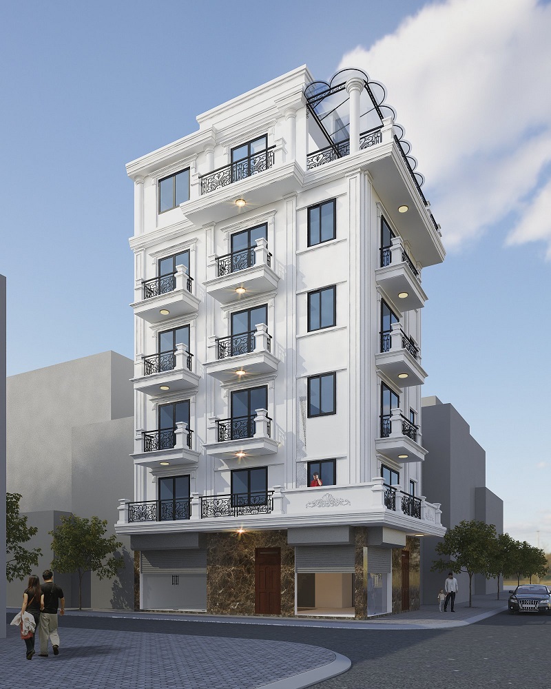Chiêm Ngưỡng Biệt Thự 6 Tầng Đẳng Cấp – Biểu Tượng Của Giới Thượng Lưu 10 nha biet thu 6 tang 1 tum ban co dien