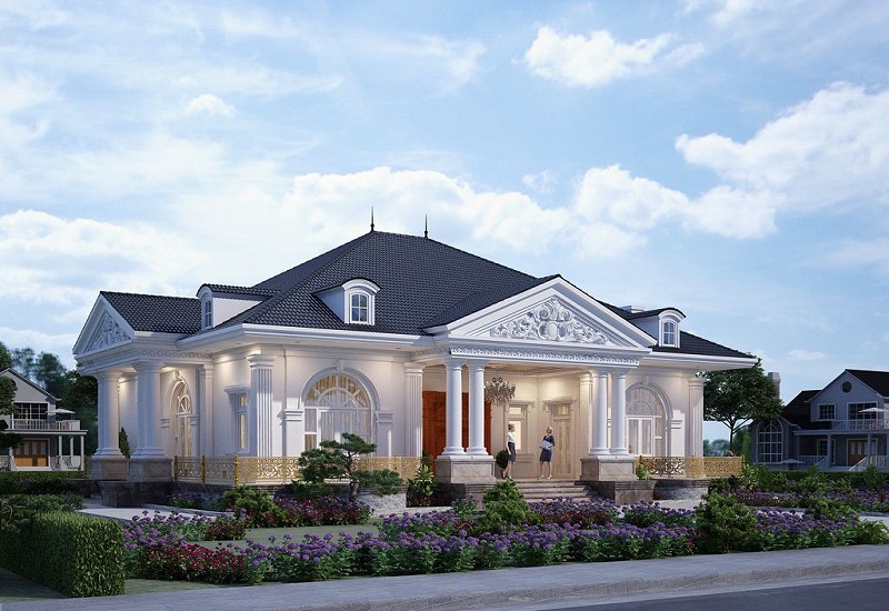 Các mẫu nhà mái Nhật 1 tầng đẹp và hiện đại năm 2024 4 nha mai nhat phong cach tan co dien mang den cam giac gan gui voi thien nhien