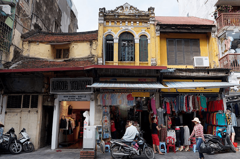 Giới thiệu về nhà phố cổ Hà Nội mang đậm giá trị văn hóa 2 nha pho co ha noi voi kieu kien truc truyen thong