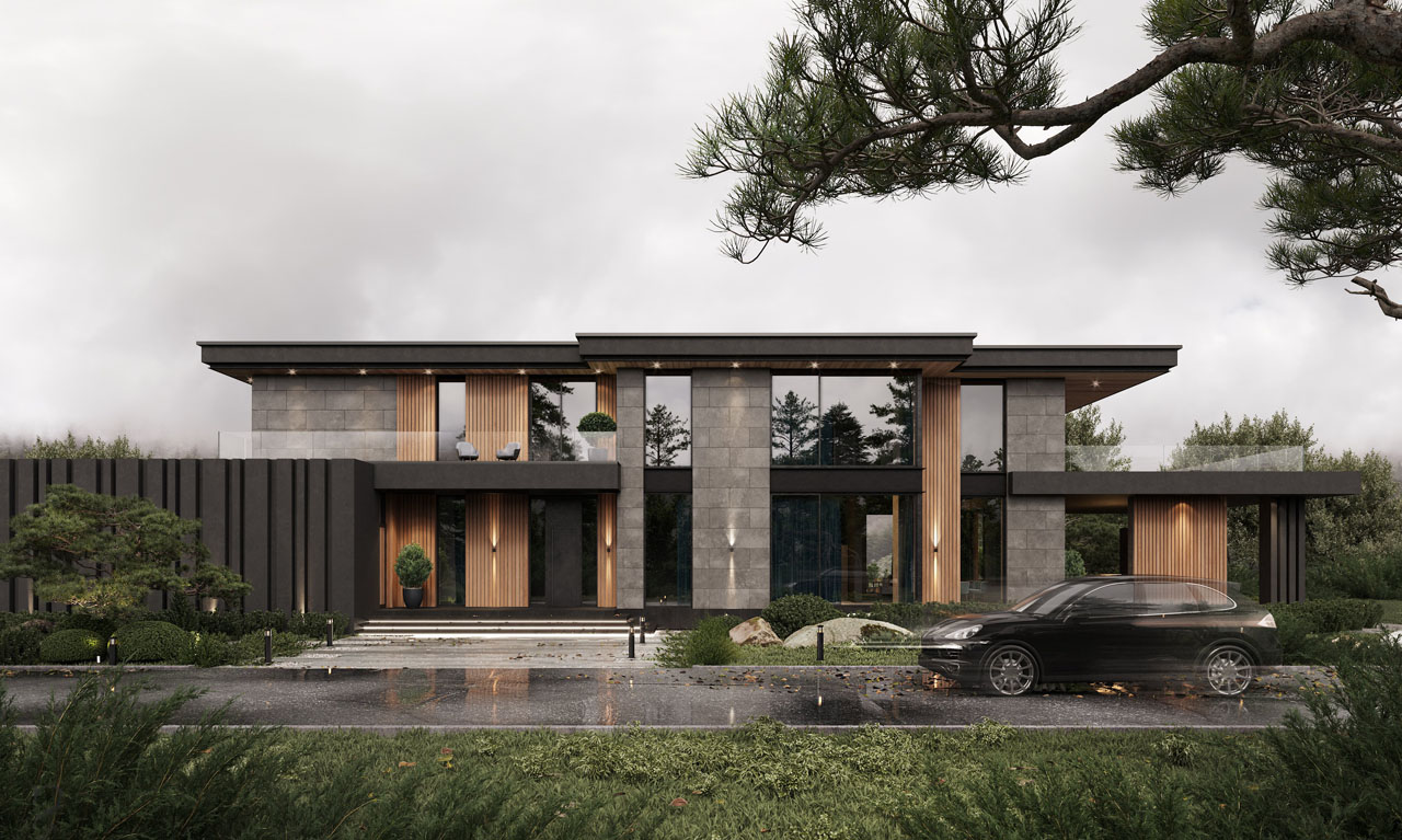 30+ mẫu thiết kế nhà vườn 500m2 sang trọng tiện nghi cho mọi gia đình 10 Nhà vườn 500m2 1 tầng hiện đại cho cảm giác tươi mới và độc đáo