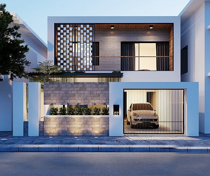 Nhà vuông 2 tầng mái bằng rất dễ dàng nâng cấp thêm tầng hay mở rộng diện tích Nhà vuông 2 tầng mái bằng rất dễ dàng nâng cấp thêm tầng hay mở rộng diện tích