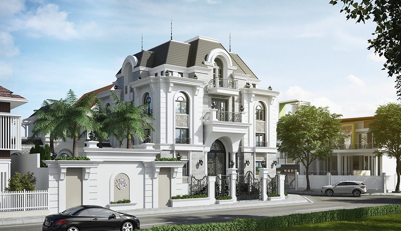 Học Cách Vẽ Biệt Thự Đẹp Và Ấn Tượng 2 phong cach thiet ke biet thu co dien