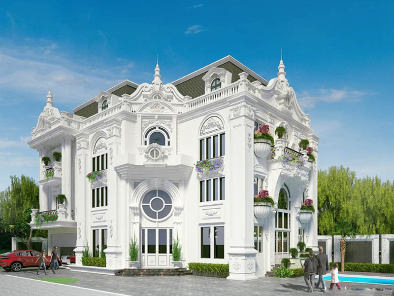 Biệt Thự Sang Trọng - Tạo Dựng Không Gian Sống Đẳng Cấp 1 phong cach thiet ke kien truc co dien