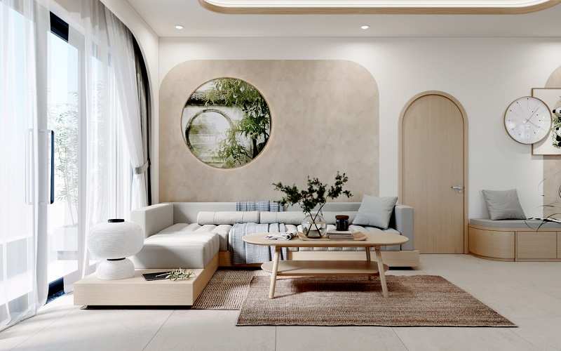 Biệt Thự View Biển: Chốn An Lạc Giữa Thiên Nhiên 3 phong khach co cua so lon don gio bien