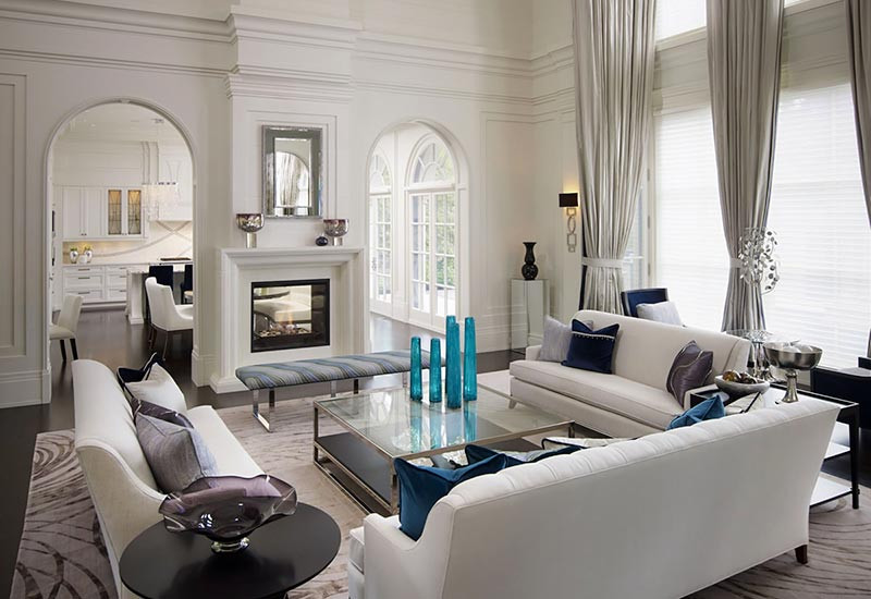 Chiêm ngưỡng vẻ đẹp của các mẫu thiết kế nội thất biệt thự Vinhomes 9 phong khach tan co dien huong den su don gian nhung van phai dam bao su can doi trong tung duong net