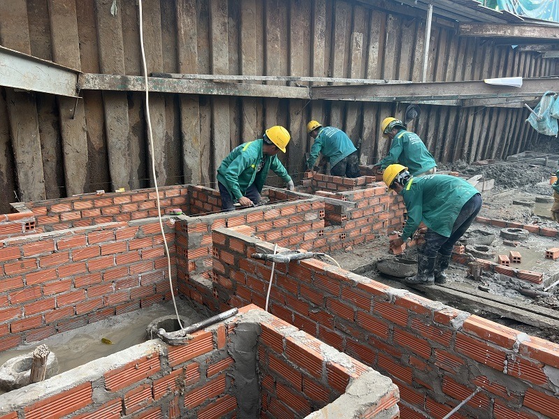 Biện Pháp Thi Công Tầng Hầm - Giải Pháp Hiệu Quả Cho Nhà Phố 5 qua trinh thi cong mong san ham