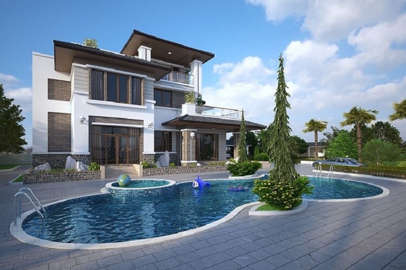 Biệt Thự 1000m2 - Không Gian Sống Xa Hoa và Đẳng Cấp 5 quy hoach canh quan va san vuon trong biet thu 1000m2