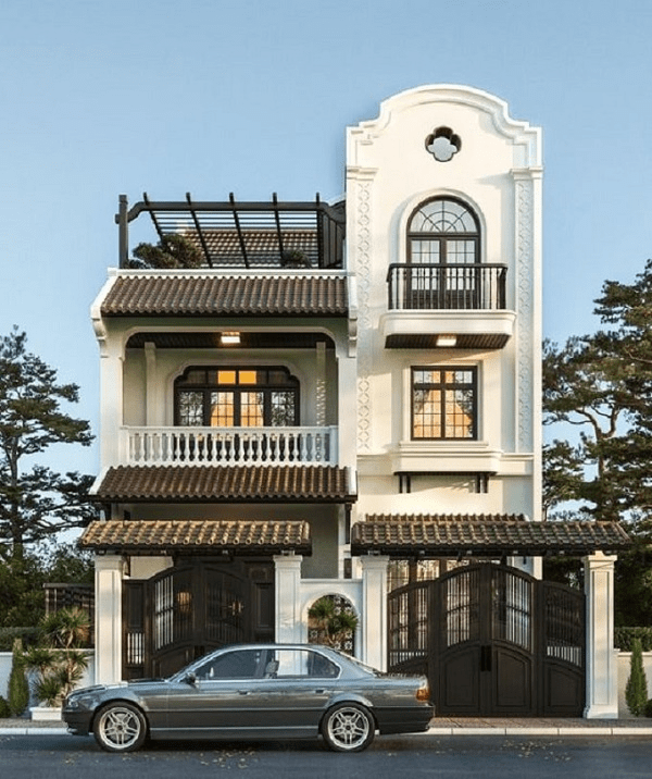 99+ mẫu thiết kế nhà phố tại Hải Phòng giúp tối ưu không gian nhỏ hẹp 5 su ket hop giua hien dai va truyen thong vua tao nen dau an vua hop thoi
