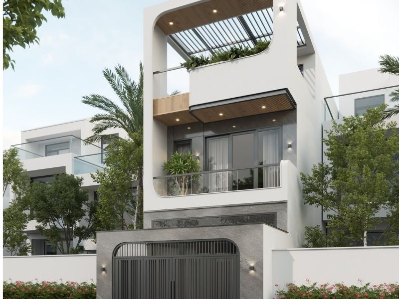 Tổng hợp 20+ mẫu nhà ống 3 tầng 4m hiện đại hot nhất hiện nay 5 thiet ke cang don gian nha pho mat tien 4m cang an tuong