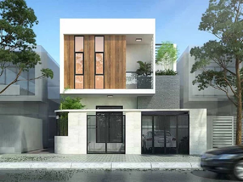 Những mẫu thiết kế nhà tân cổ điển 2 tầng thu hút mọi ánh nhìn 8 thiet ke nha 2 tang dep cho biet thu pho
