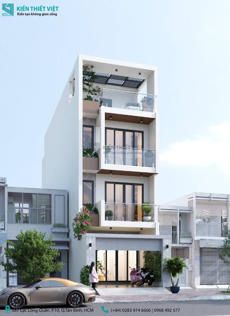Cập nhật các mẫu thiết kế nhà tại Đà Nẵng đẹp nhất hiện nay 6 thiet ke nha ket hop kinh doanh dep va tien ich