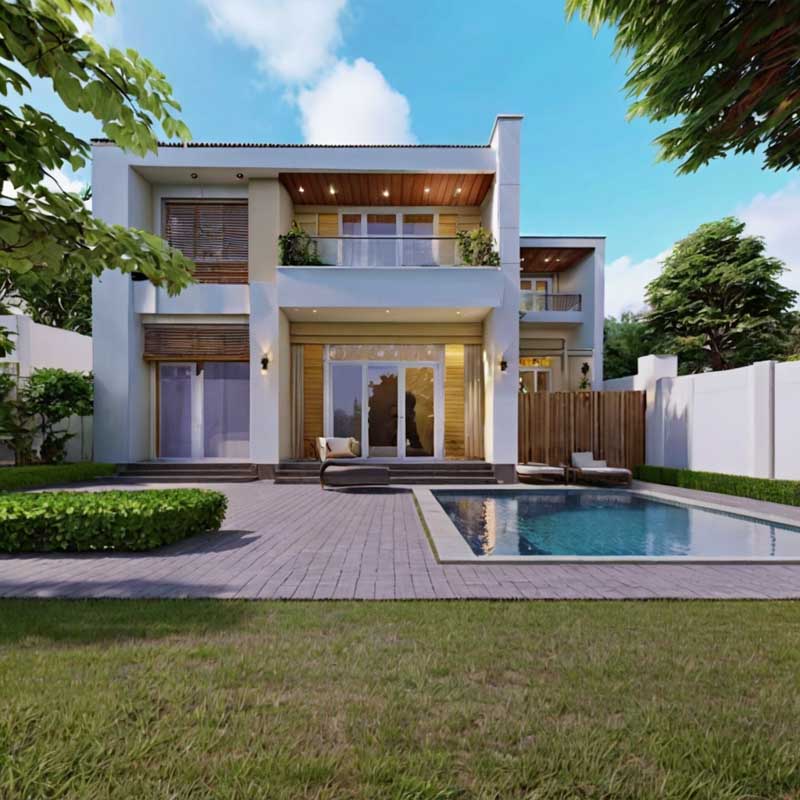 Mặt Bằng Nhà Phố 5x20 - Thiết Kế Thông Minh Cho Không Gian Hẹp 7 thiet ke nha pho 2 tang