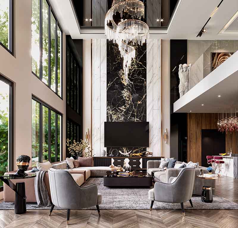 Mẫu thiết kế nhà 20 tỷ đẹp mê hồn đẳng cấp thượng lưu 12 thiet ke noi that biet thu 20 ty dep va hop phong thuy