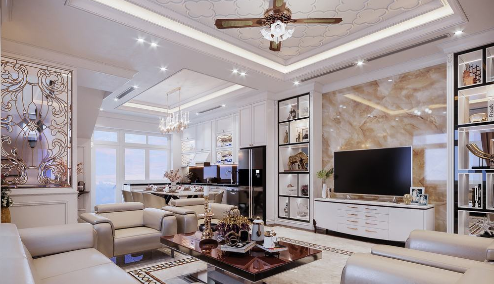 Đơn vị nào thiết kế nội thất biệt thự vinhomes the harmony uy tín 2 thiet ke noi that biet thu vinhomes the harmony phong cach hien dai