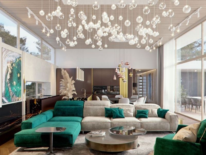 Các mẫu thiết kế nội thất biệt thự đẹp cao cấp nhất hiện nay 1 thiet ke noi that dep cho khong gian biet thu long lay va dang cap