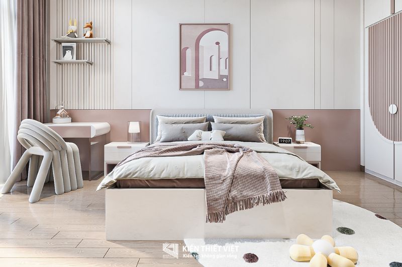 Thiết Kế Mẫu Nhà Có Tầng Hầm Chìm 5x20 Hiện Đại 24 bố trí phòng ngủ