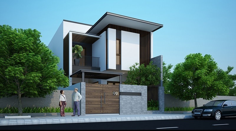 Thiết Kế Nhà 1 Trệt 1 Lầu Hiện Đại Phù Hợp Mọi Không Gian 6 vi tri xay dung la yeu to quan trong can luu y khi thi cong nha 1 tret 1 lau