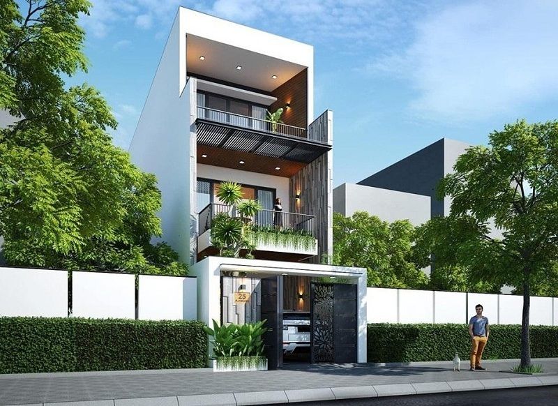 Nhà Phố 3 Tầng Mặt Tiền 8m - Biểu Tượng Của Sự Đẳng Cấp 1 xu huong xay mau nha 3 tang mat tien 8m hien dai pho bien