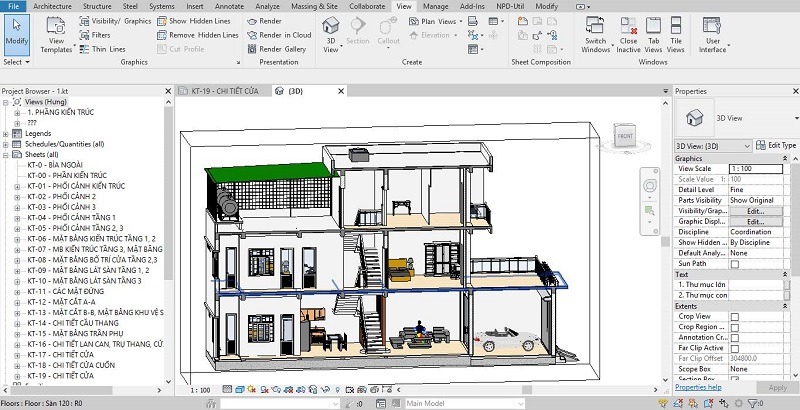 Download File Revit Nhà Phố Miễn Phí Và Chính Xác 5 xuat file va chia se voi cac ben lien quan