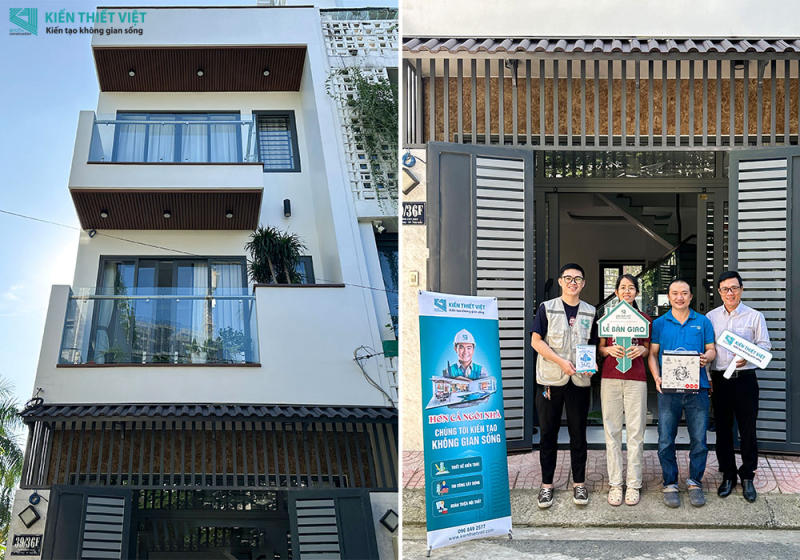 Thực tế dự án nhà phố chị Trinh - anh Thịnh - Thủ Đức