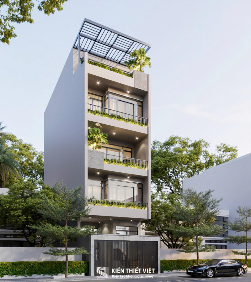 Thiết kế nhà anh Đạt quận 2