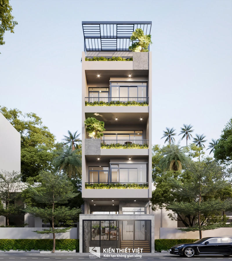 Thiết kế nhà anh Đạt quận 2